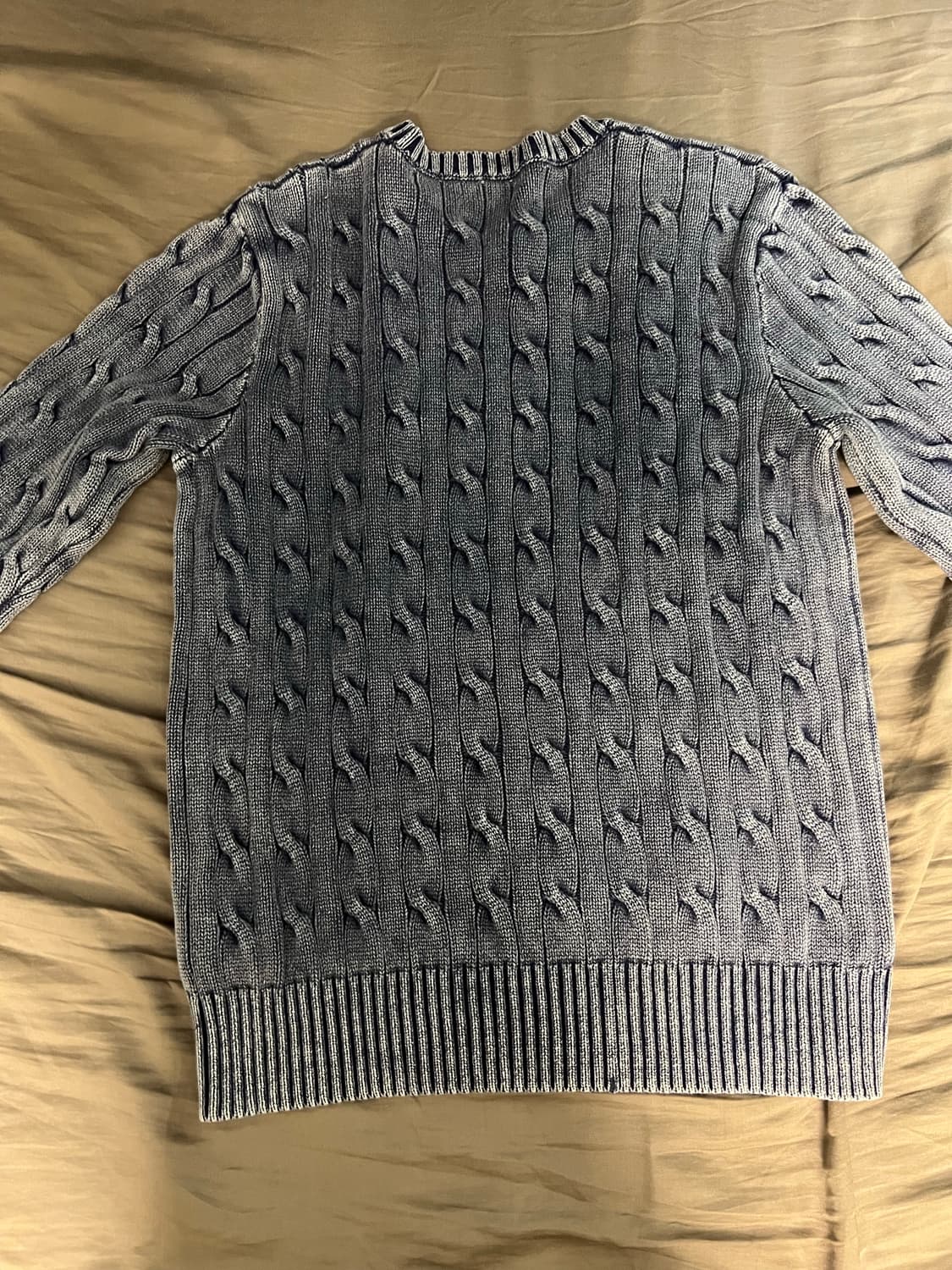 폴로 랄프로렌 워싱 케이블니트 s 상품이미지3