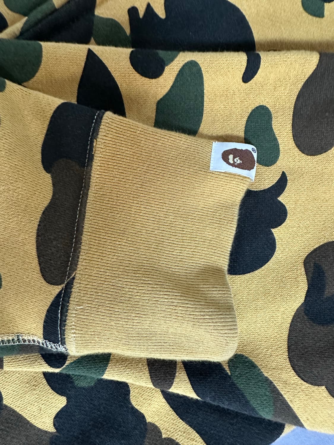 베이프 샤크 후드집업 황계 M 상품이미지6