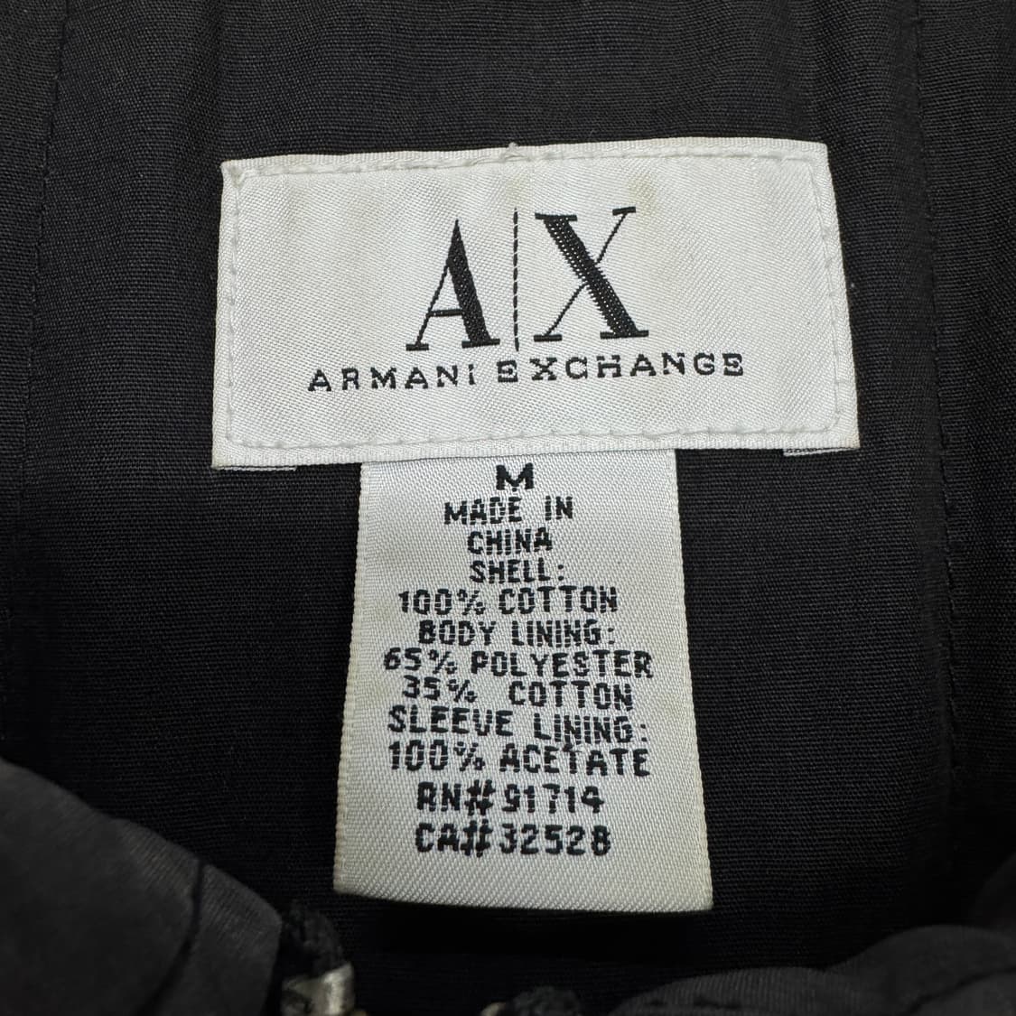 아르마니 익스체인지 투포켓 바이커 투웨이 셔츠형 집업 자켓 상품이미지6