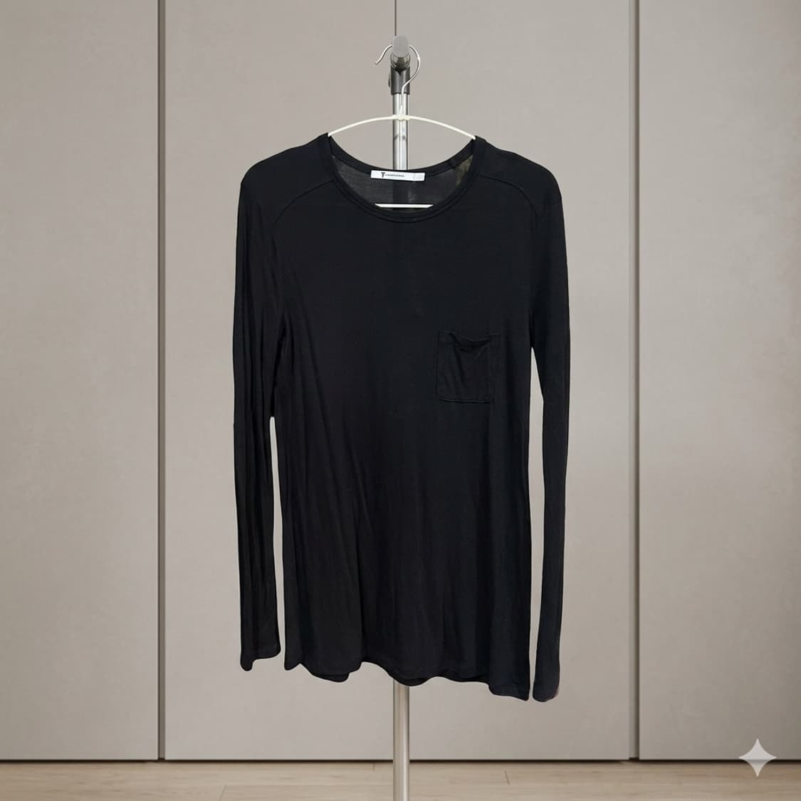 [XS] 알렉산더 왕 레이온 롱슬리브 블랙 상품이미지1