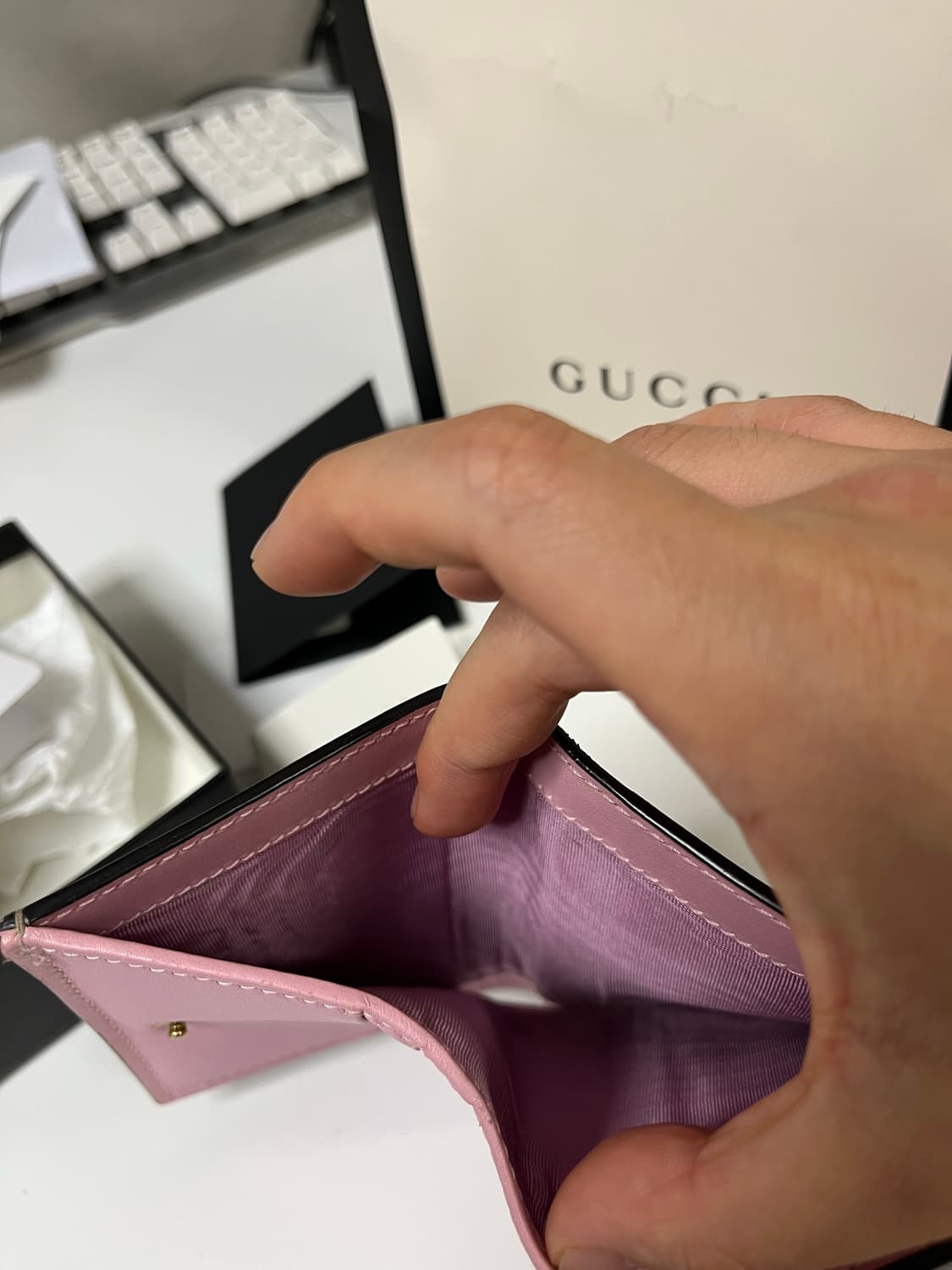 구찌 GG 스트로베리 카드지갑 상품이미지4