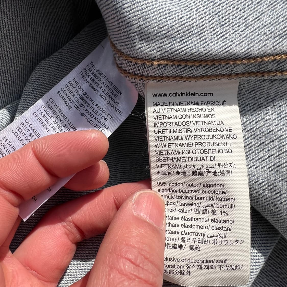 캘빈클라인 데님 트러커 자켓 상품이미지10