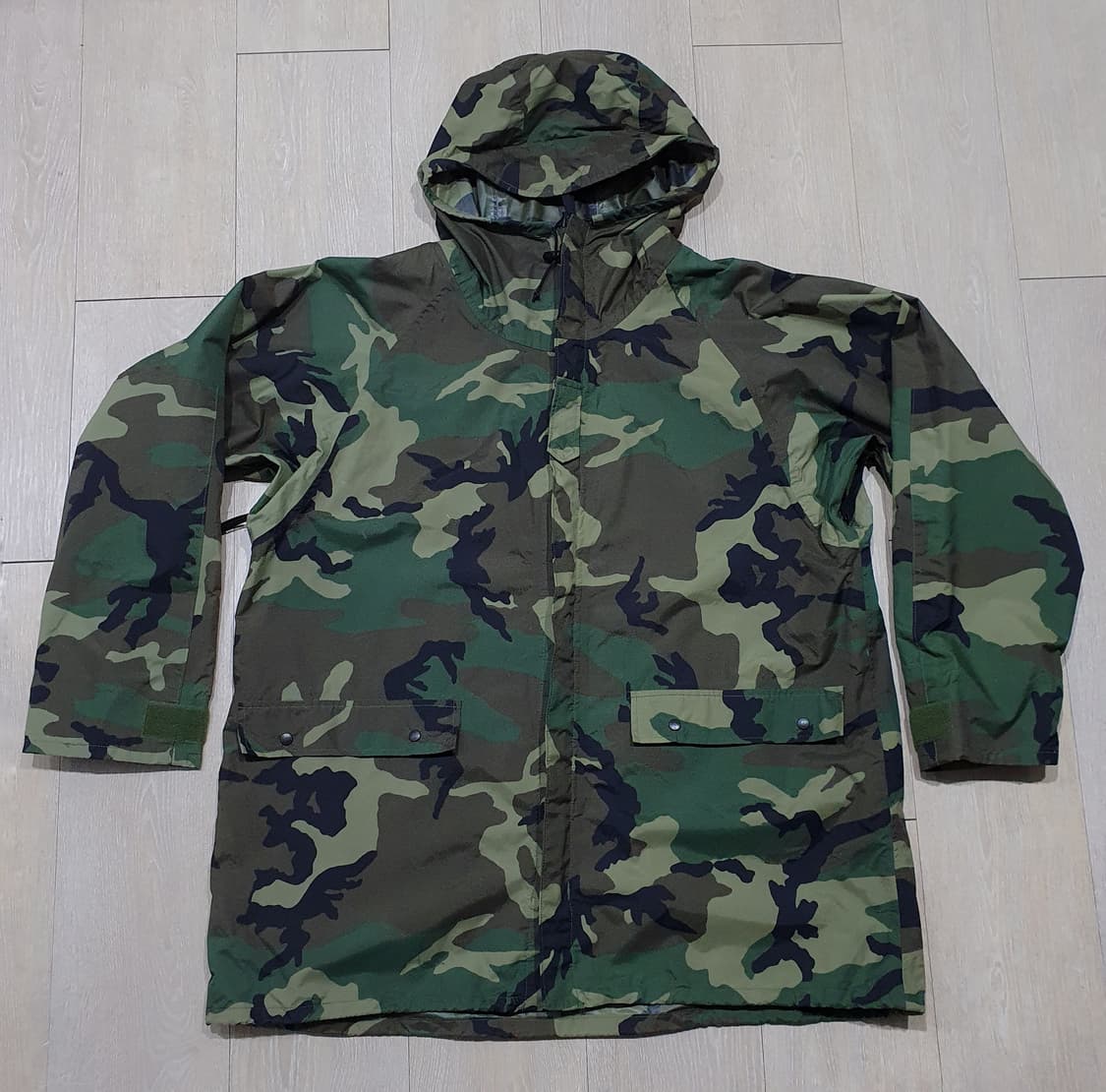 미군 우드랜드 레인파카 우비 m (110 이상) 상품이미지1