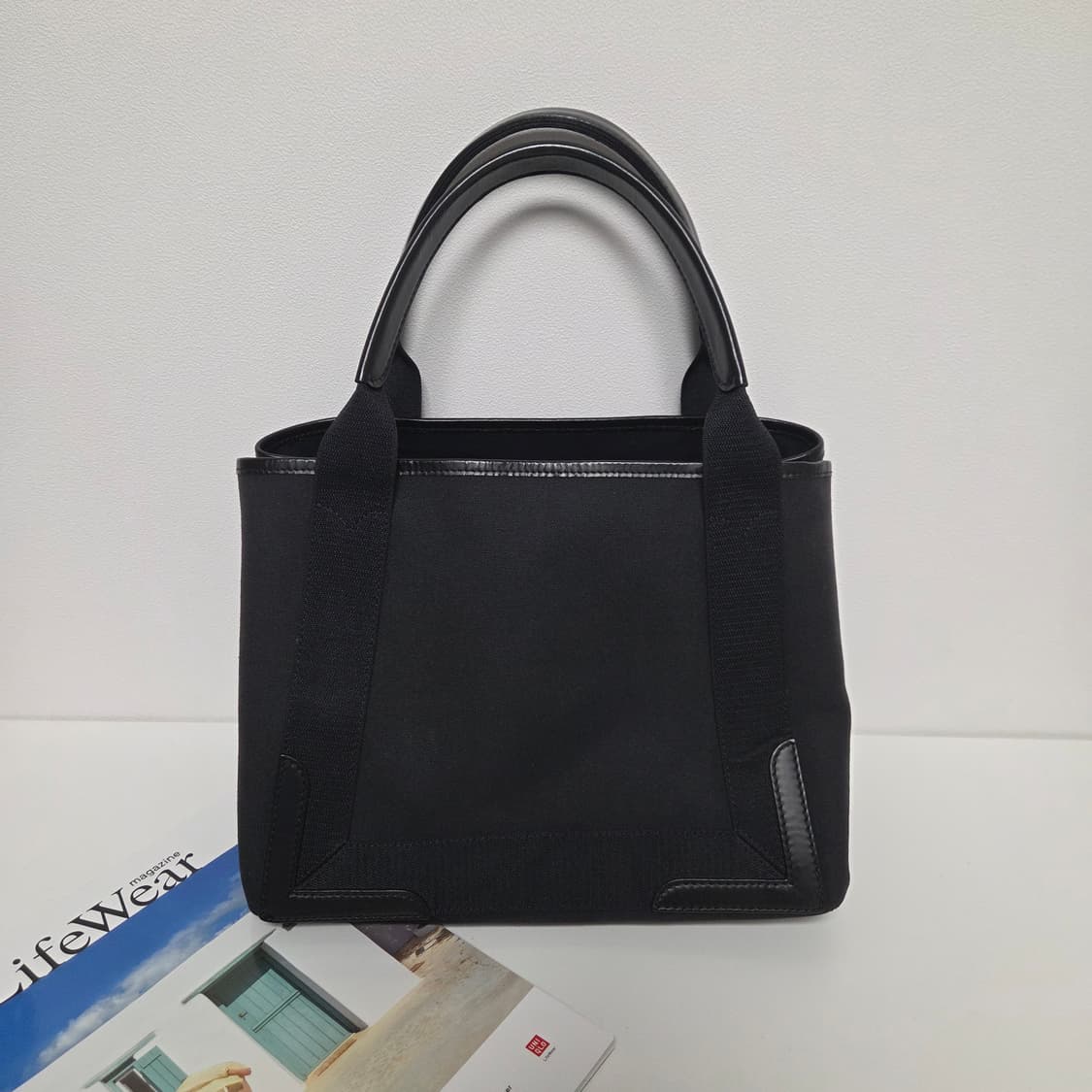 BALENCIAGA 발렌시아가 정품 카바스 스몰 토트백 숄더백 캔버스백 상품이미지3