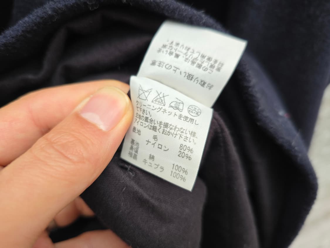 주카 후드 울 코트 A 라인 상품이미지7