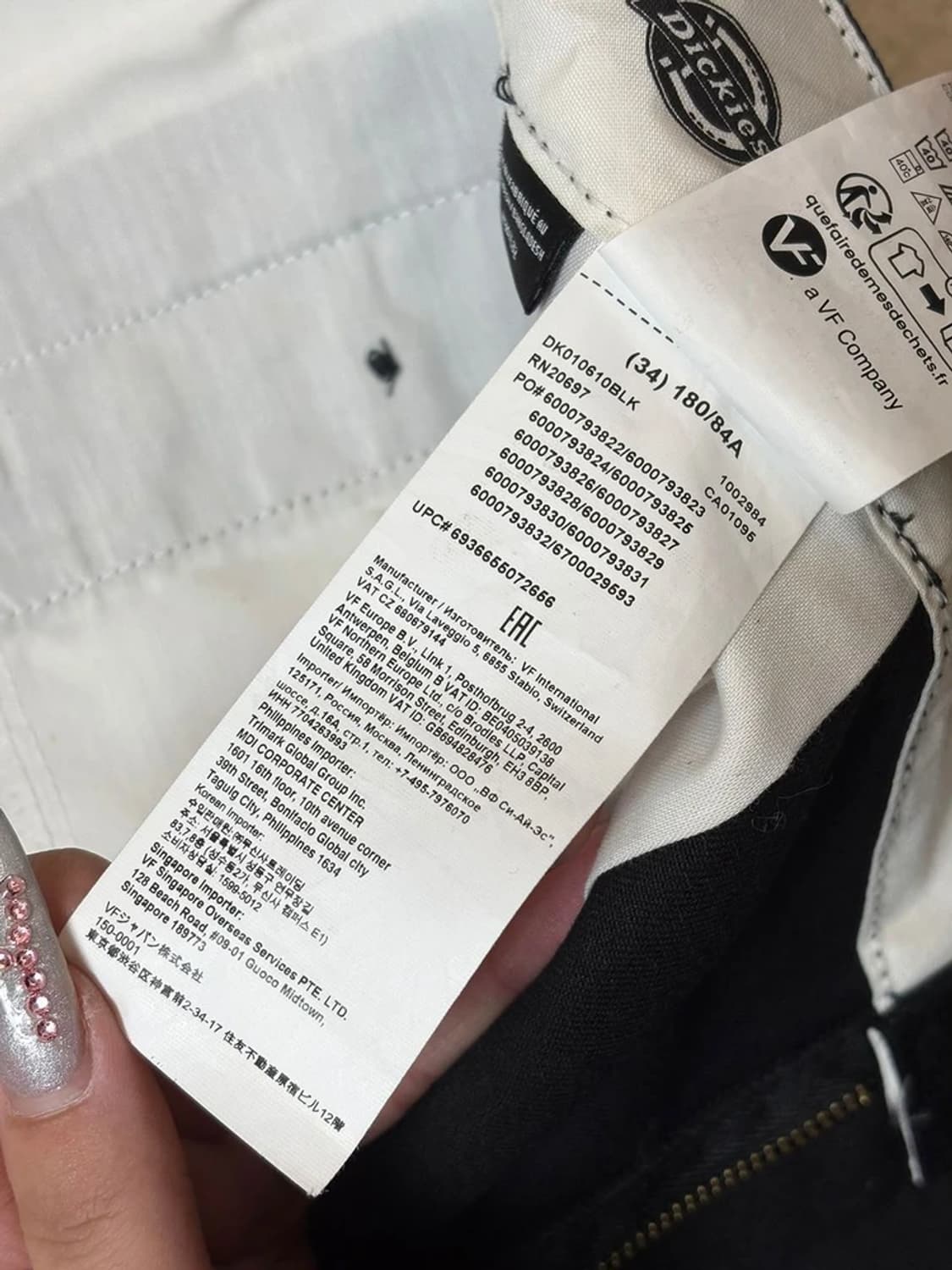 디키즈 더블니 코튼 워크 팬츠 PN6601 상품이미지9