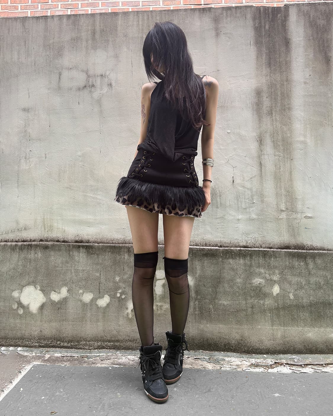 00's glam fit draped halter top 상품이미지4