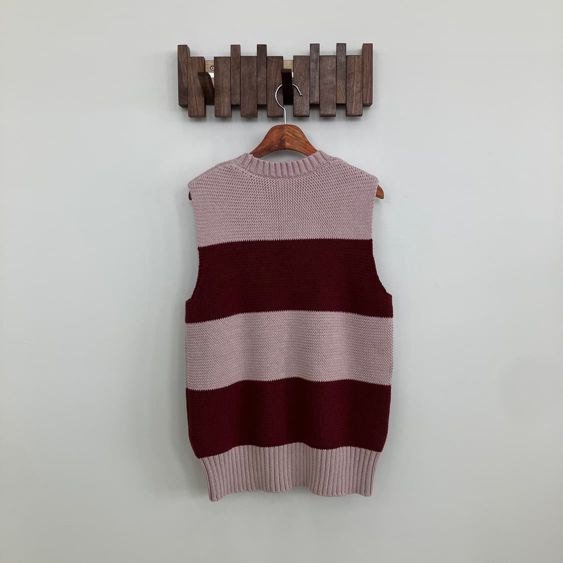 코스 스트라이프 핑크 베스트 상품이미지3