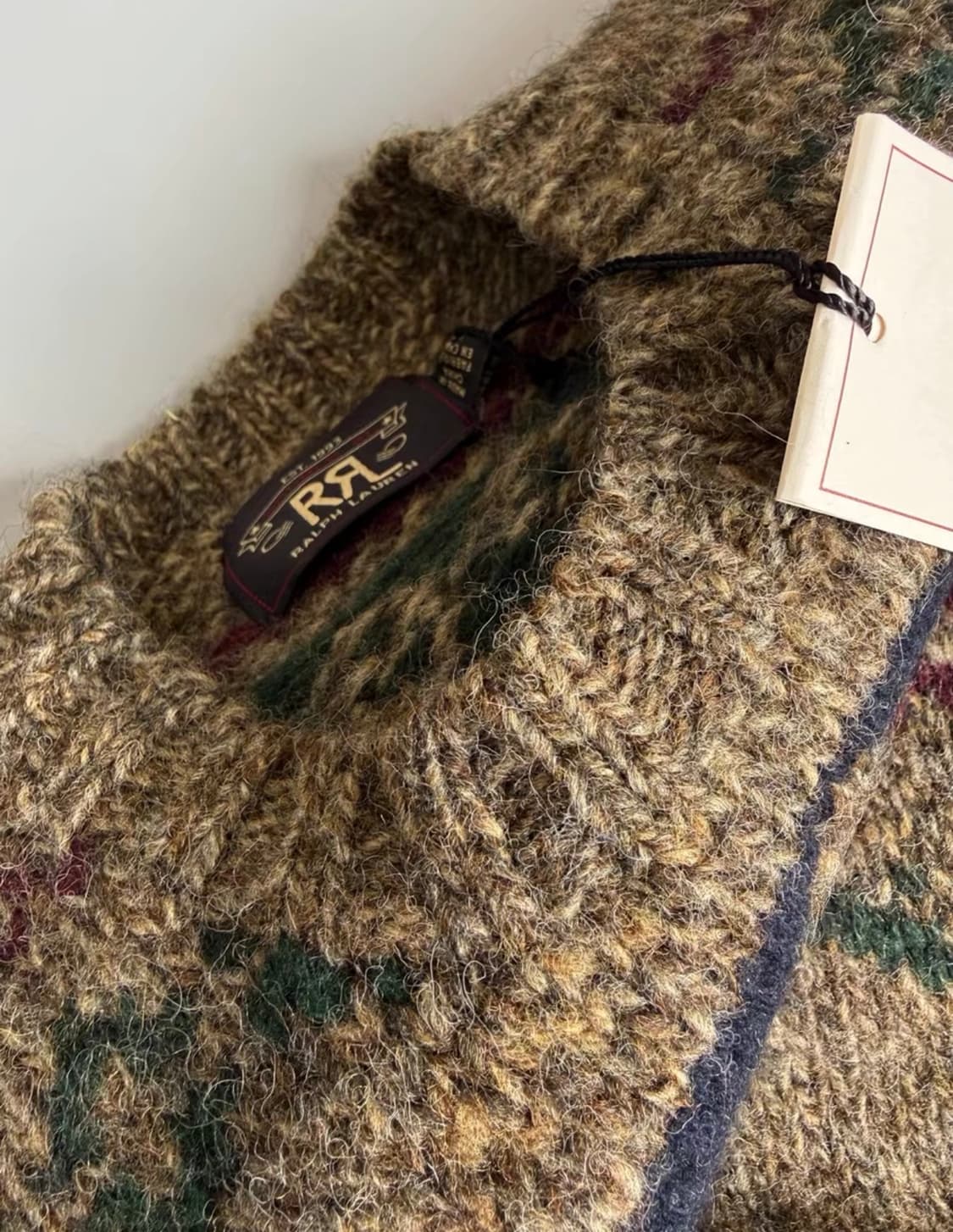 rrl 페어아일 라운드 니트 m,l 상품이미지3