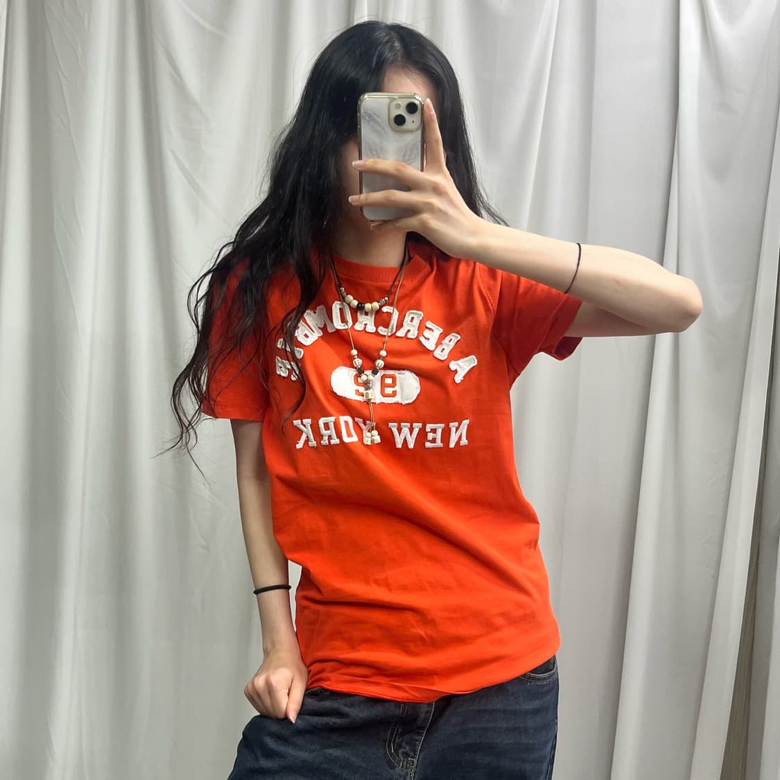 Abercrombie orange T-shirts 상품이미지2