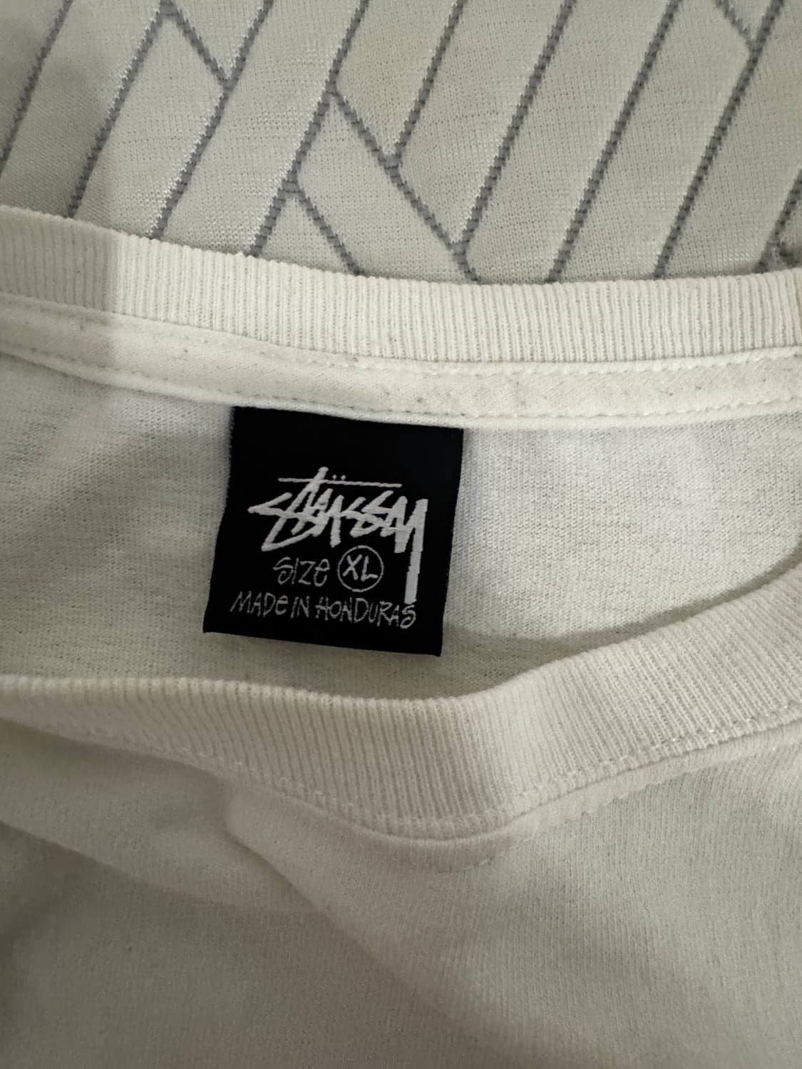 스투시 터프 기어 반팔 티셔츠 화이트 XL 상품이미지5