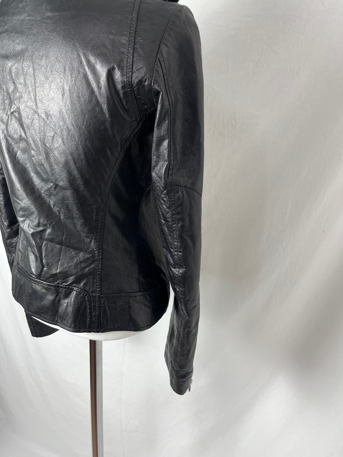 Vintage 리얼레더 라이더 자켓 상품이미지5