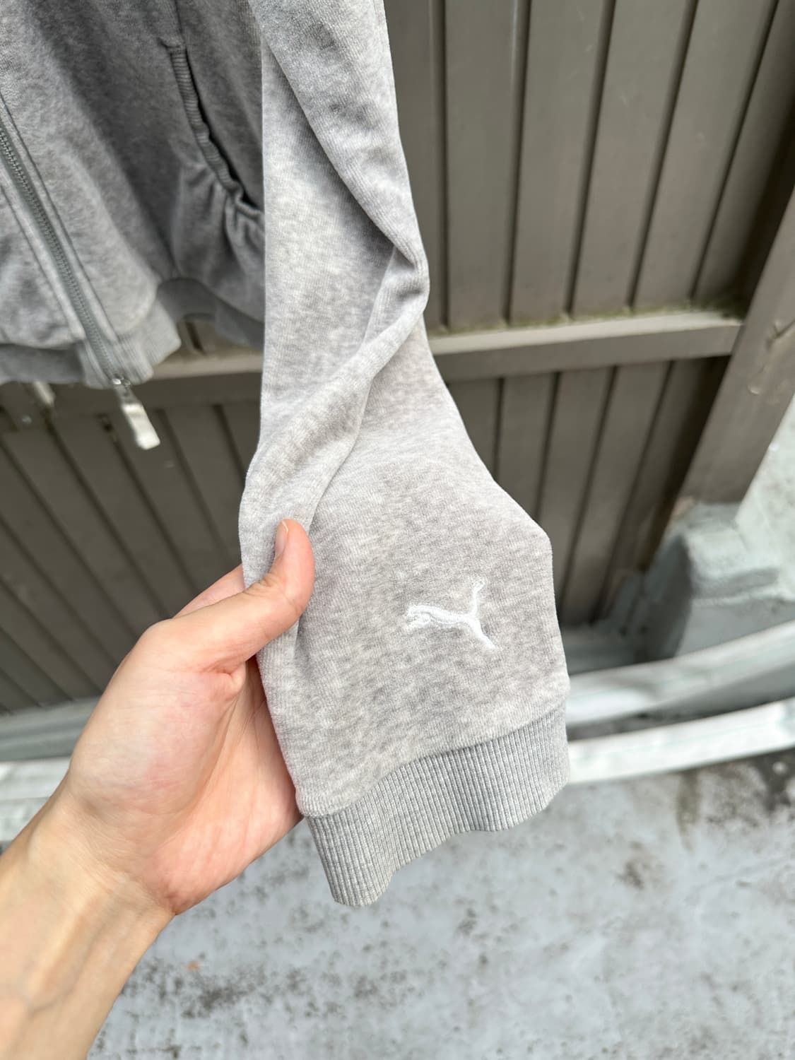 PUMA velvet 2 way hood zip  상품이미지5