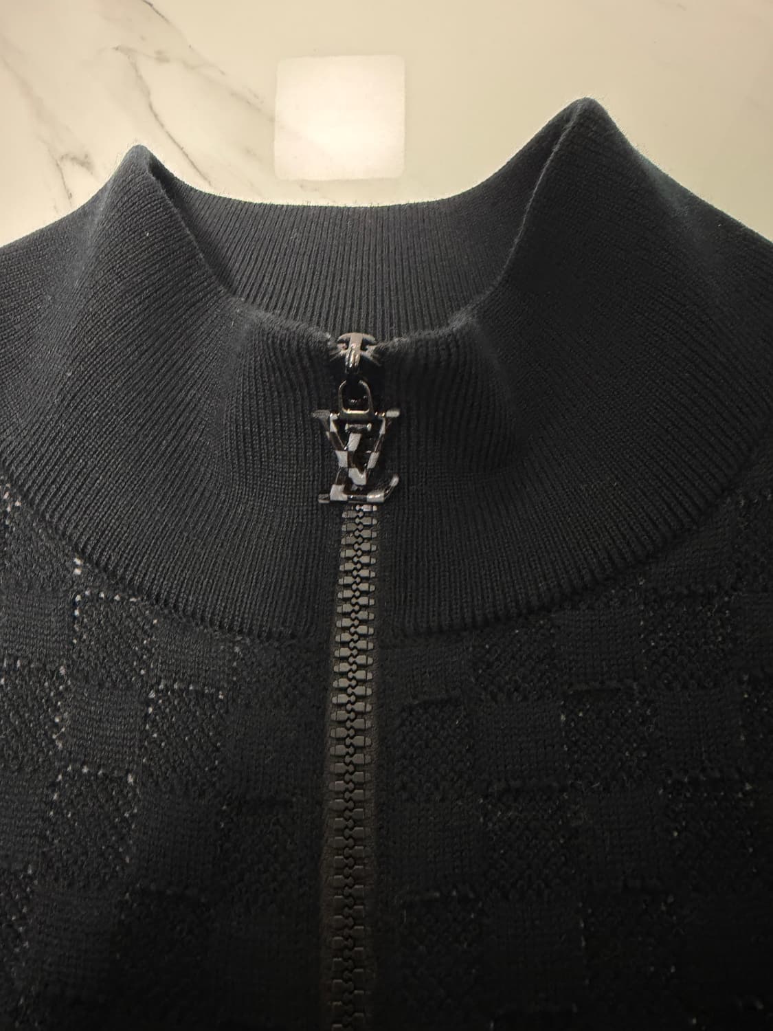 루이비통 다미에 LV 플록드 니트집업 자켓 2XL 백화점택 상품이미지2