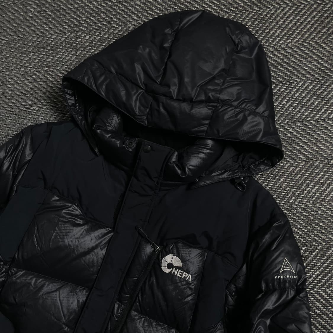 네파 구스다운 에볼루션 800 마운틴 패딩 블랙o 4744 상품이미지4