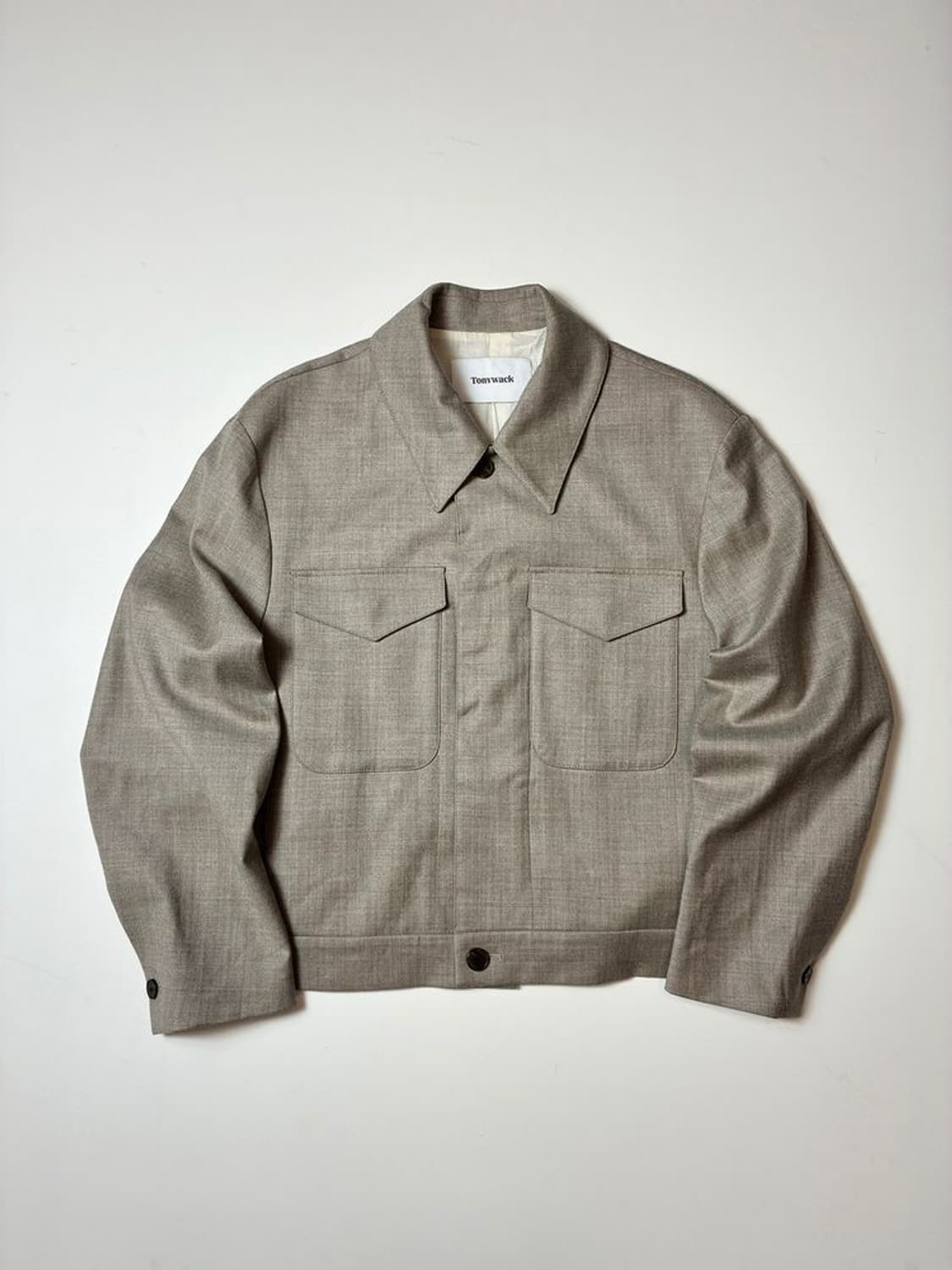 토니웩 샌드 패치 포켓 헤링본 울 필드 자켓 PN8529 상품이미지1