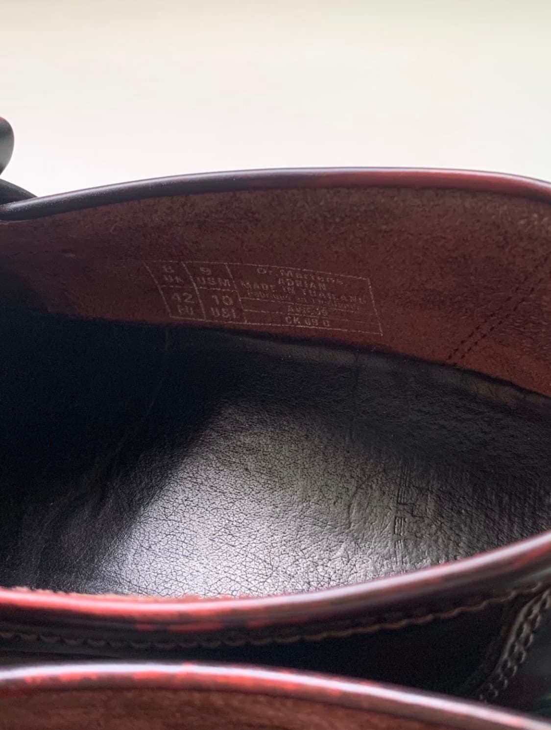 닥터마틴 아드리안 체리레드 버건디 상품이미지3