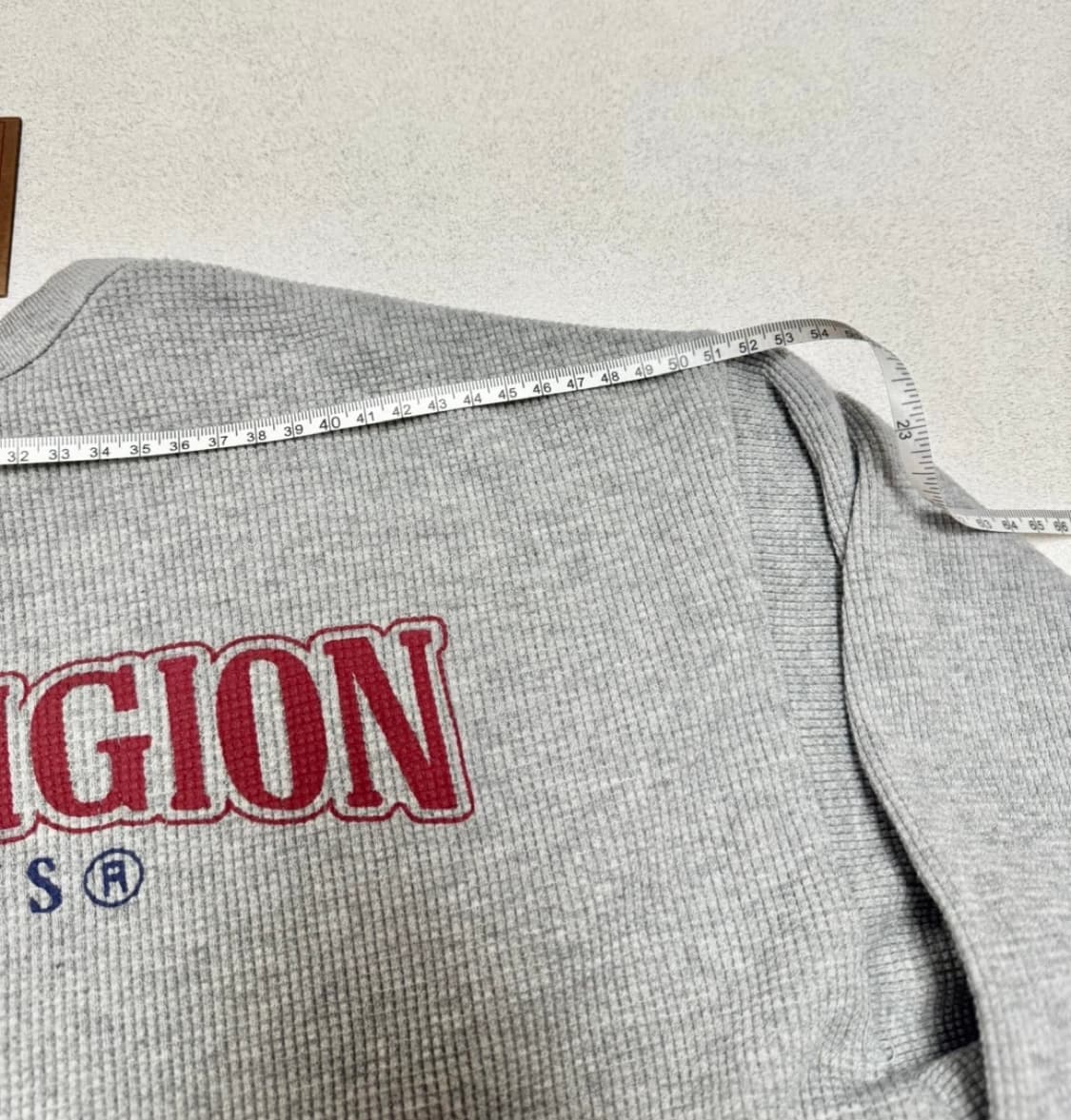 [정품] 트루릴리젼 긴팔 와플 “그레이” 100 상품이미지6