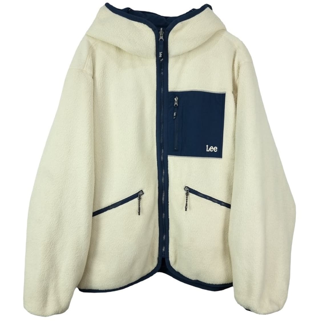 [리] 리버시블 양면 플리스 후리스 후드 자켓 M18811 상품이미지3