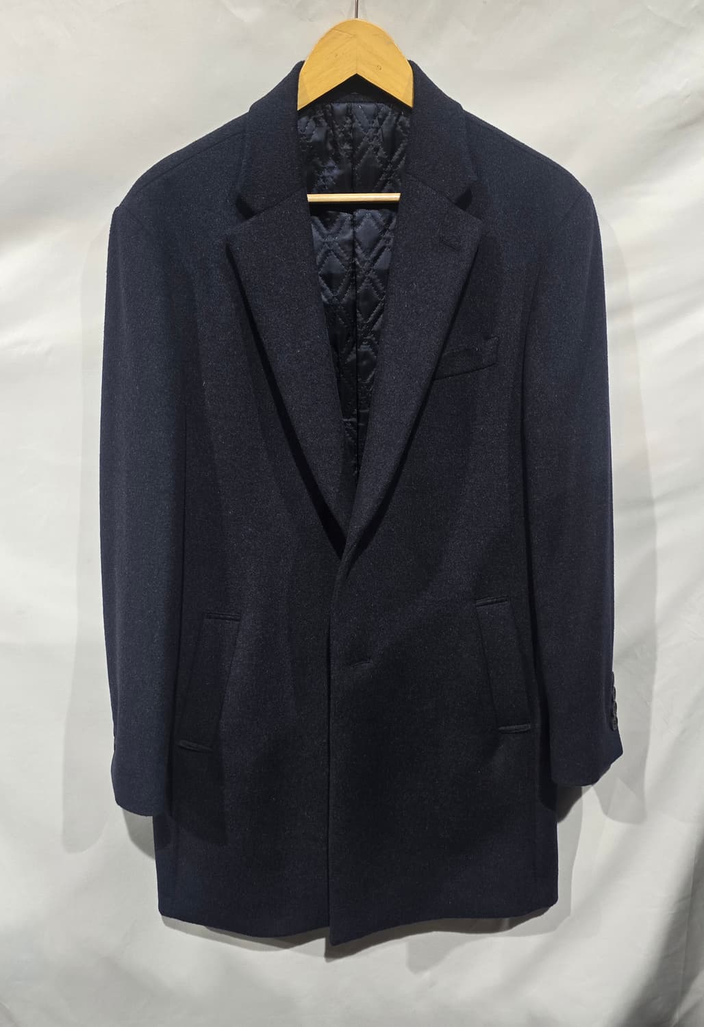 캠브리지 멤버스 블랙 모 코트 100사이즈 상품이미지1