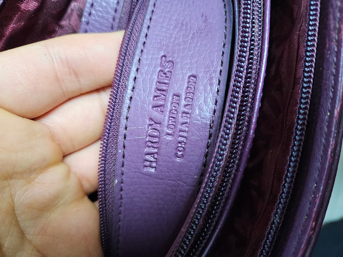 [최저가 단돈 2만원] 하디 애미스 자주색 명품 토트백 상품이미지9