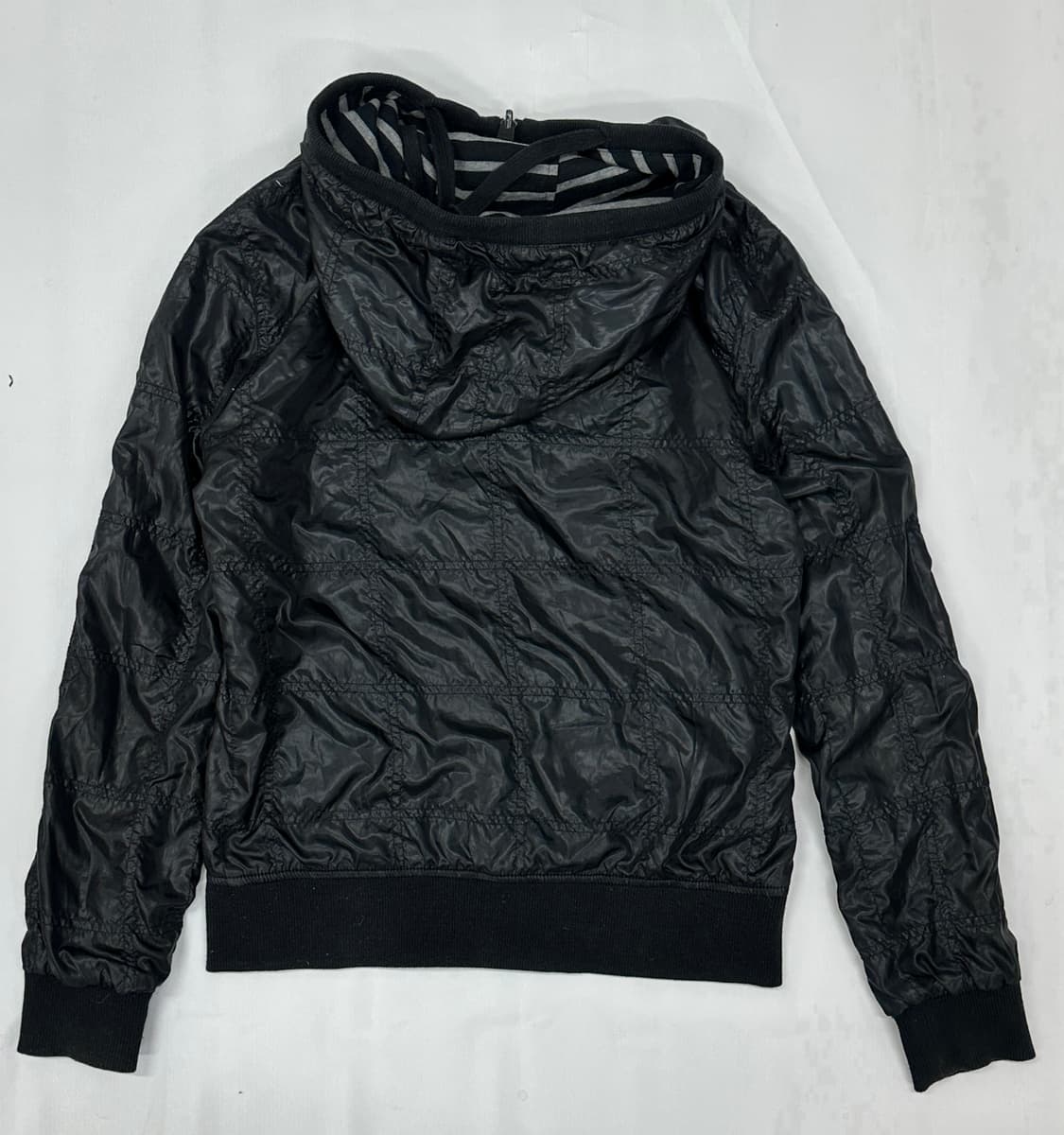 ANDEW리버시블 펑크 그런지 후드집업 바람막이 아우터 핀터깔  상품이미지3