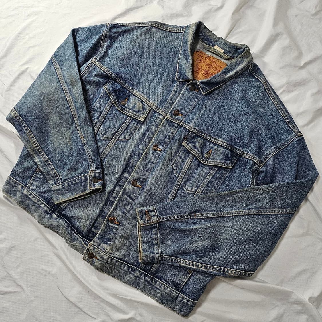 80‘s Levi’s 리바이스 트러커 데님 자켓 캐나다 생산 L027 상품이미지1