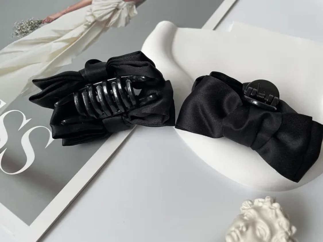 리본 미니 집게핀 2개 상품이미지3