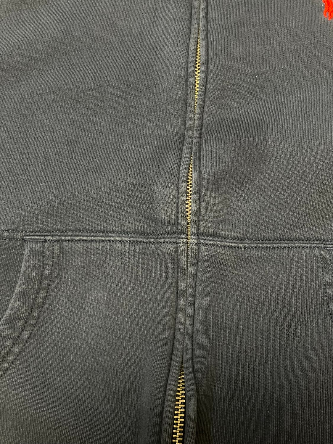 폴로 후드집업 네이비 우먼 L 상품이미지3