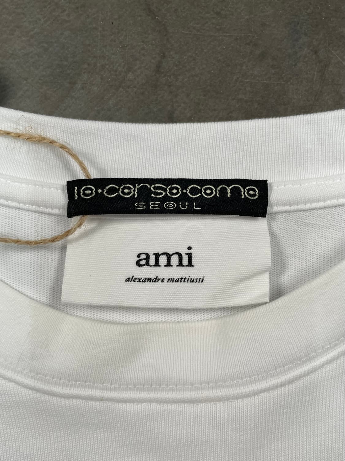 Ami X 10꼬르소꼬모 롱 슬리브 티셔츠 상품이미지8