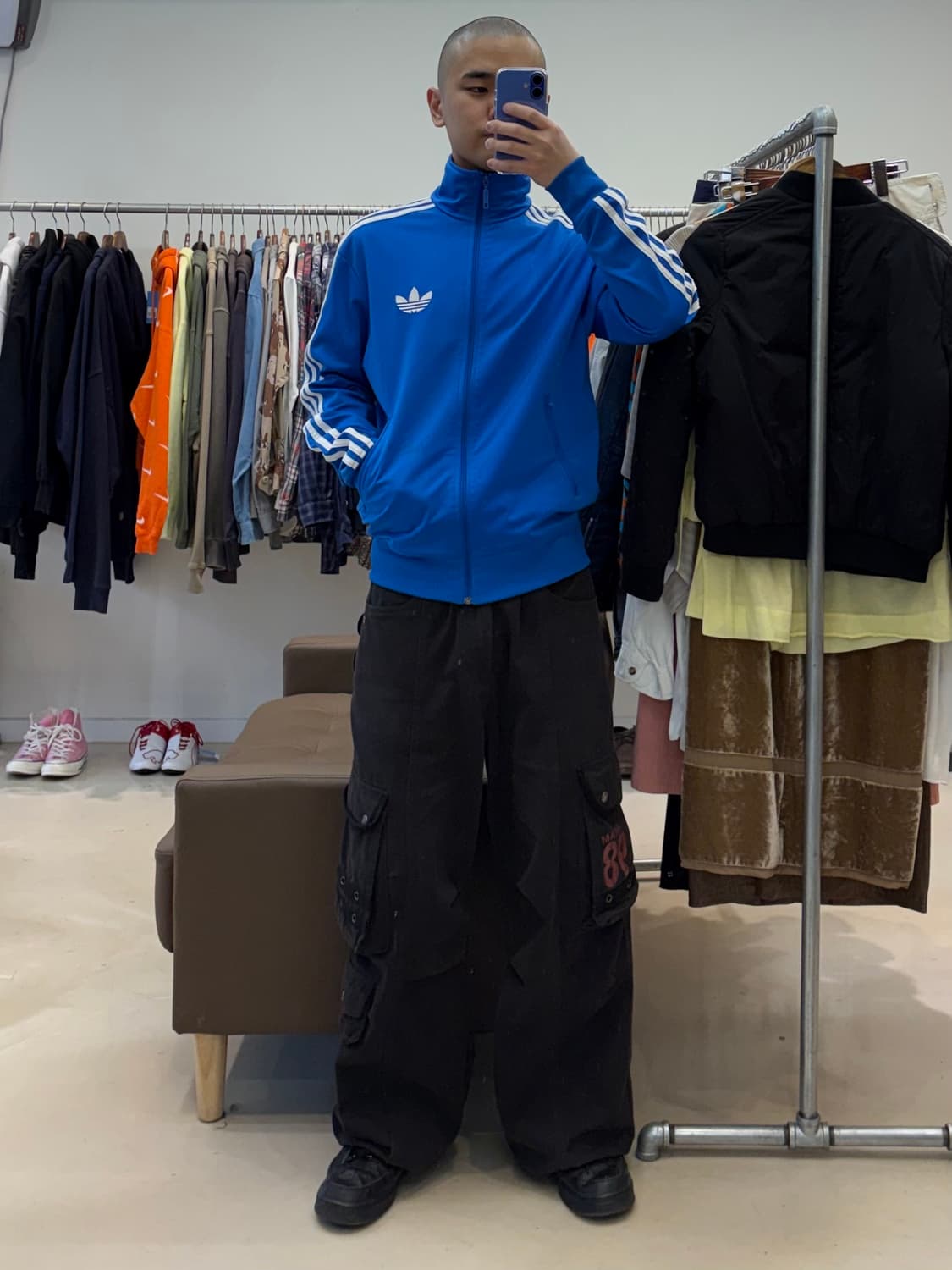 아디다스 파이어버드 트랙탑 블루 상품이미지6