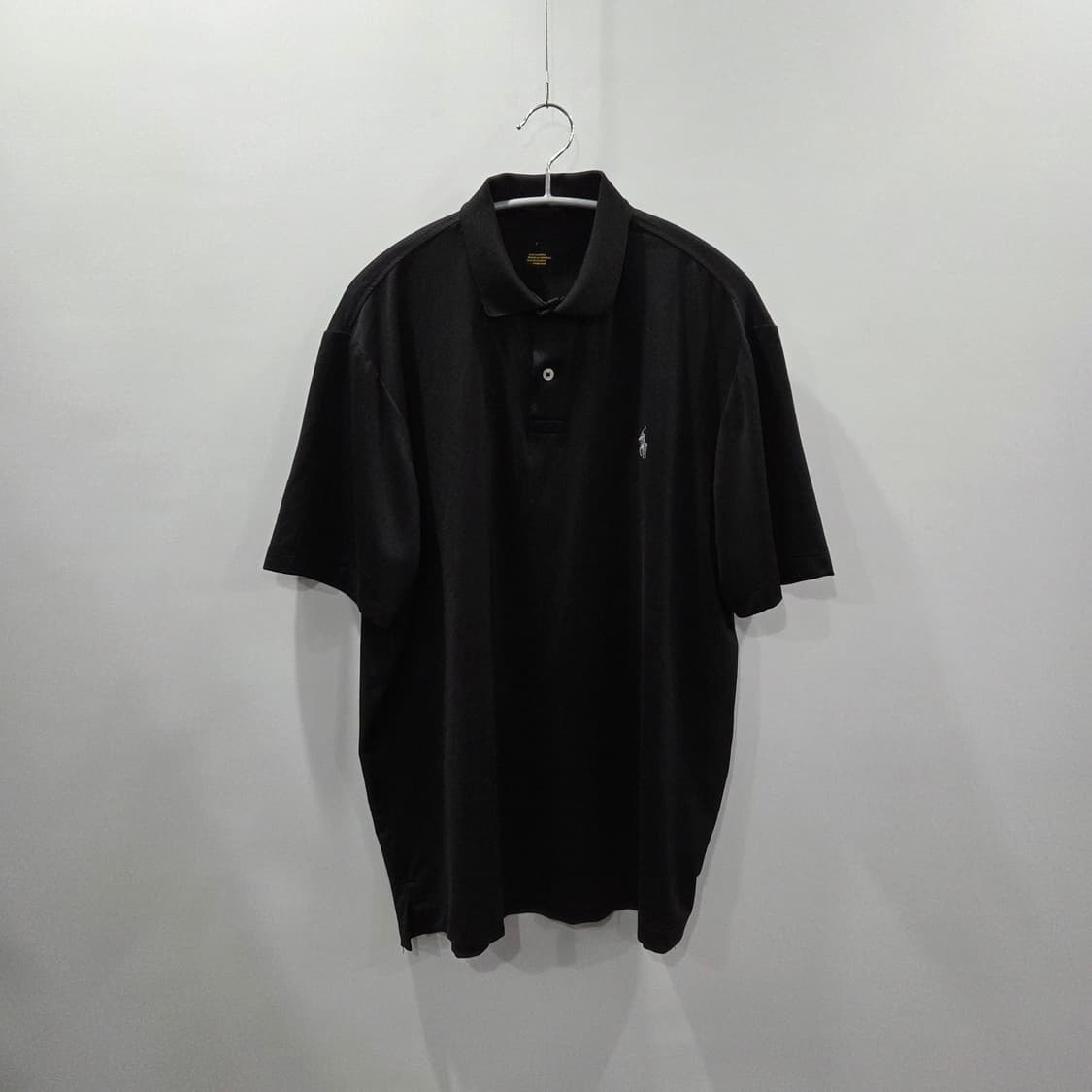 폴로랄프로렌 기능성 카라 반팔티 블랙 M 상품이미지1