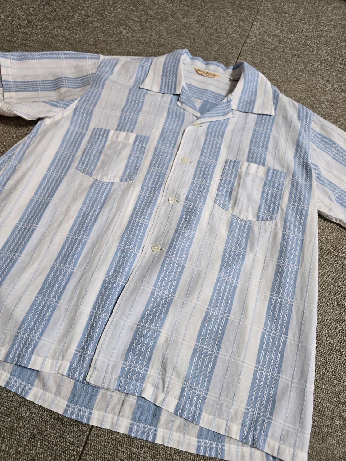 타임원클로딩 엣라코 패턴 워크셔츠15H 부처프로덕트 엣라스트 ATLAST 상품이미지2