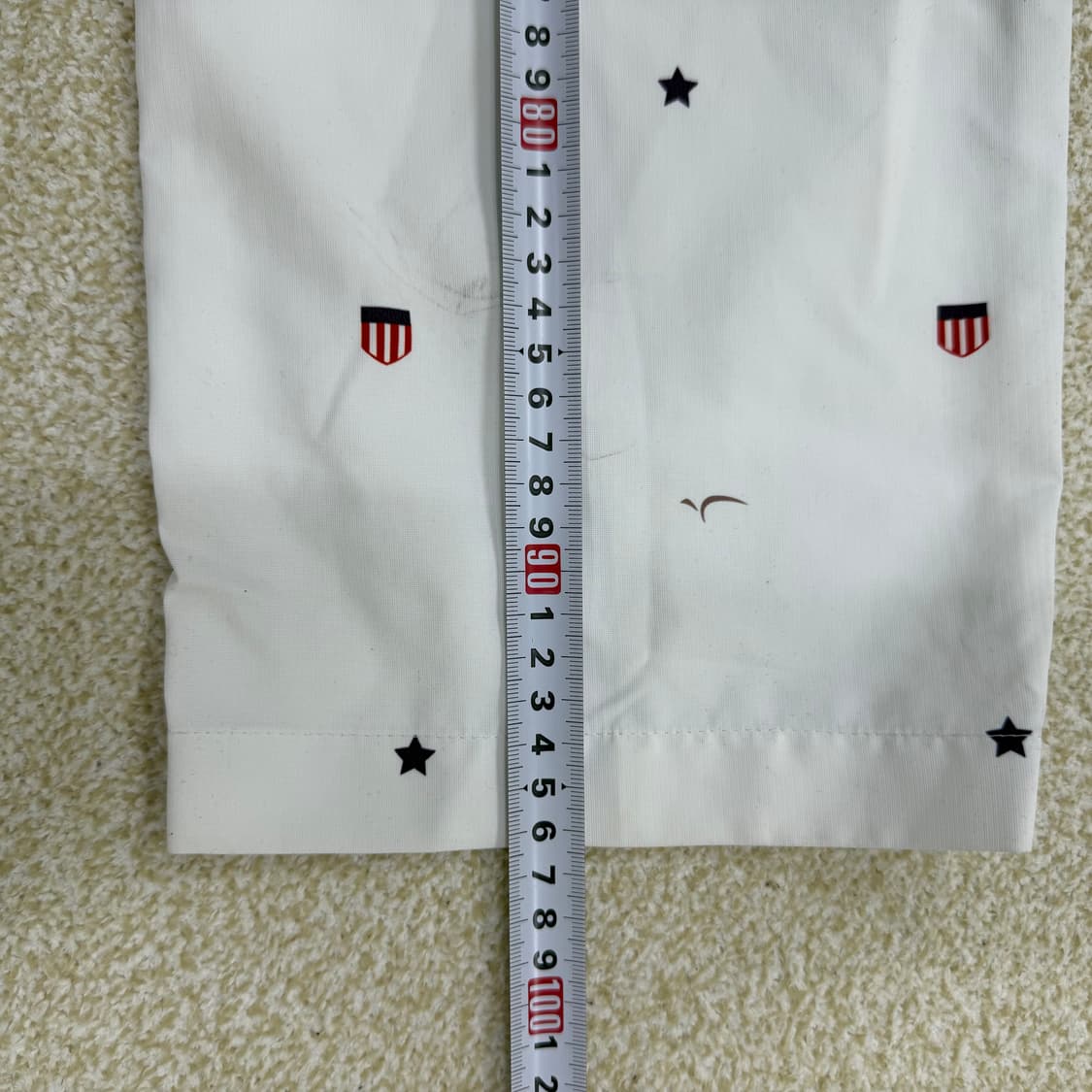 [실측확인] 팬텀 화이트 골프바지 0115T1 상품이미지9