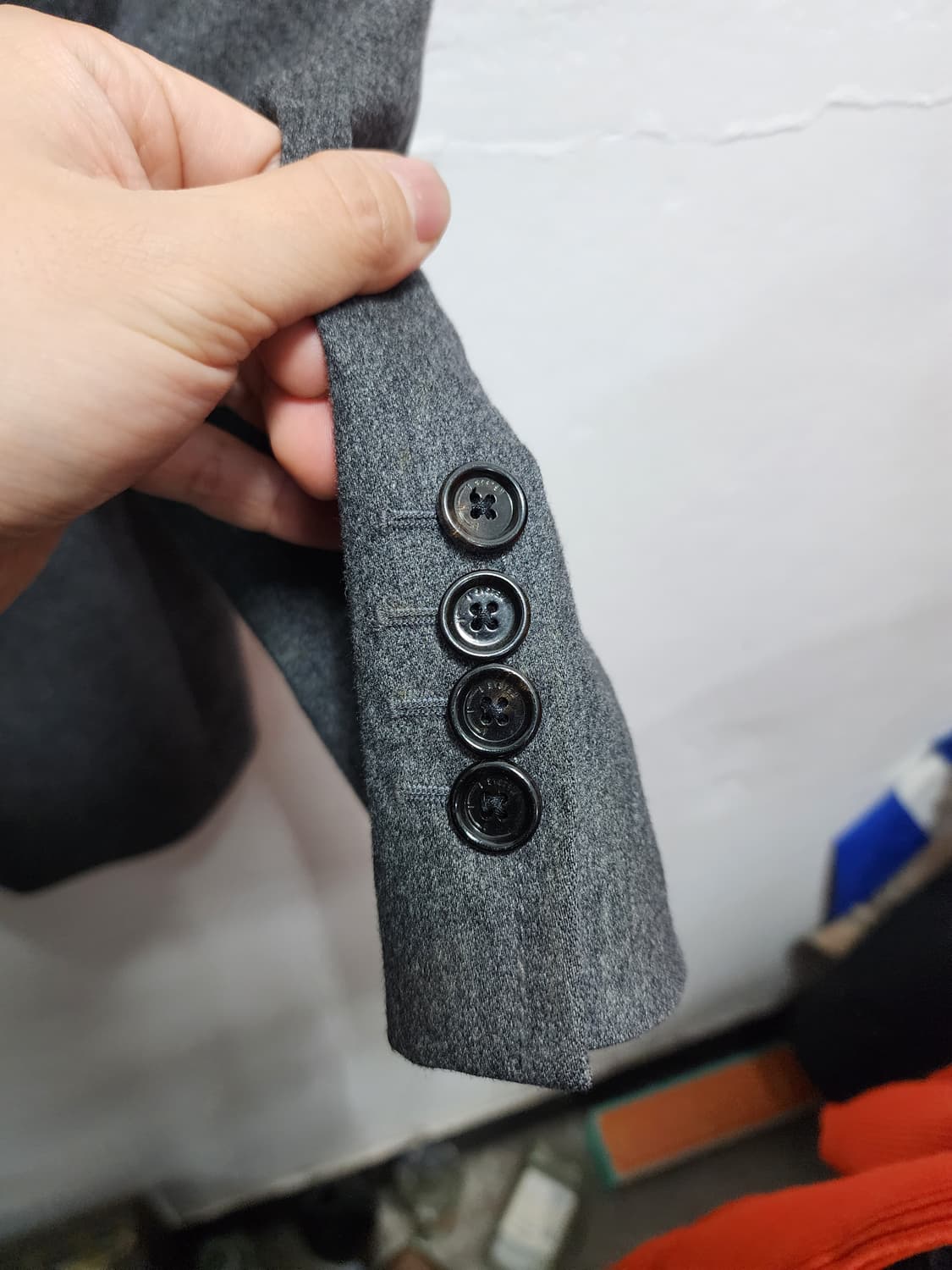 시스템 캐시미어 더블브레스티드 블레이저 상품이미지3