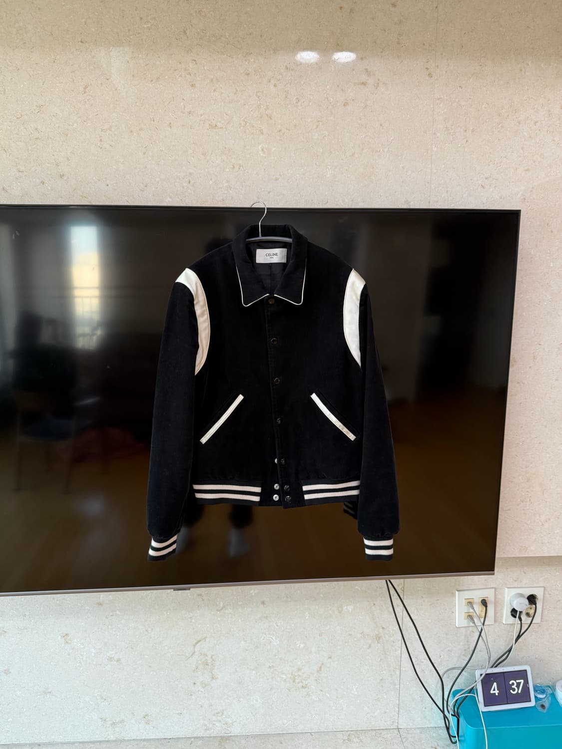 셀린느 코듀로이 테디자켓 사이즈50 상품이미지1