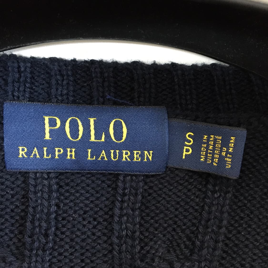 폴로 랄프로렌 상위라인 화이트포니 케이블니트 S  상품이미지5