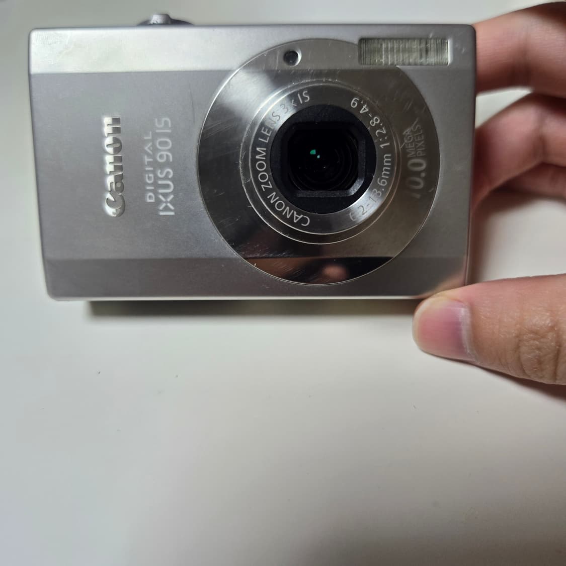 캐논 IXUS 90 IS 실버 색상 디지털 카메라 상품이미지2