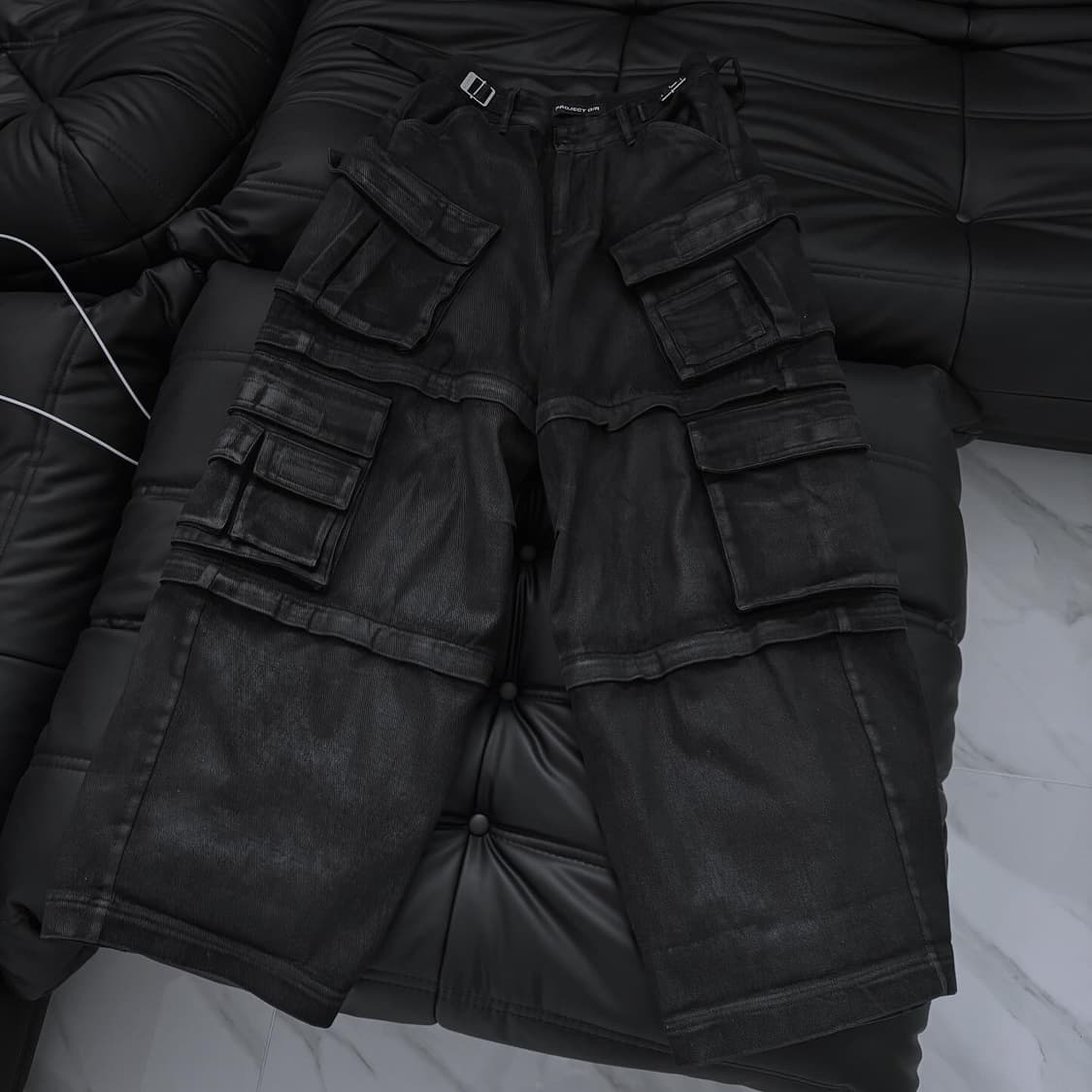 프로젝트gr 컨버터블 카고 팬츠 ( Black) 상품이미지6