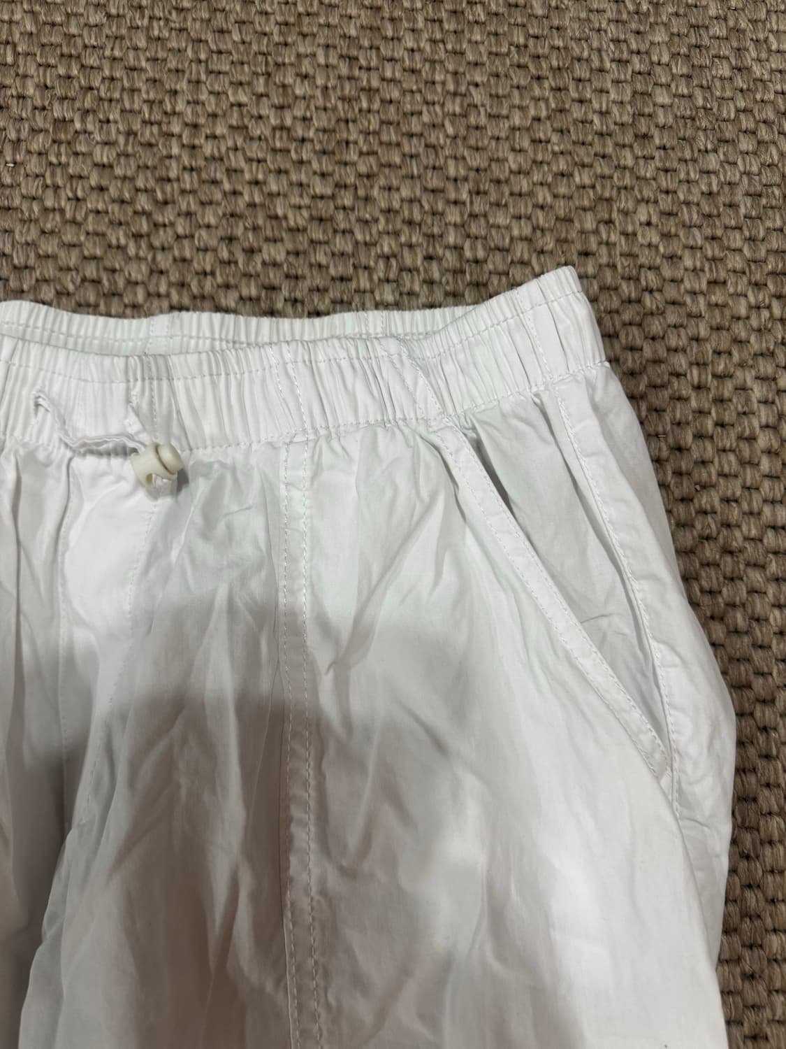 zara 화이트 스트링 팬츠 상품이미지1