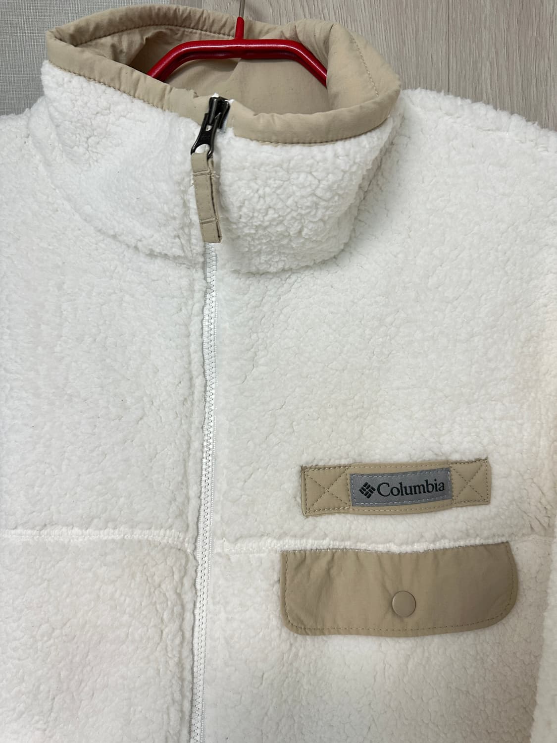 콜롬비아 양털 후리스 자켓 판매합니다.  상품이미지2