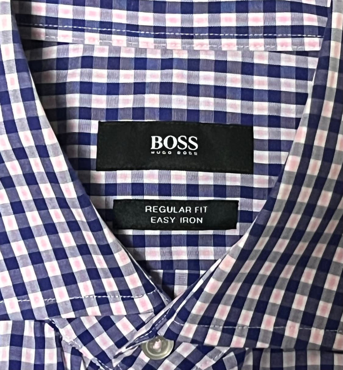 BOSS 남성 체크 셔츠 39사이즈 상품이미지2