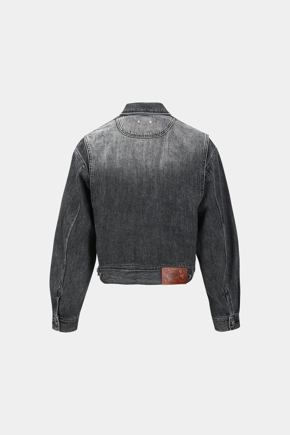 (앤더슨벨) WAVE DENIM BOMBER JACKET (BLACK) 상품이미지7