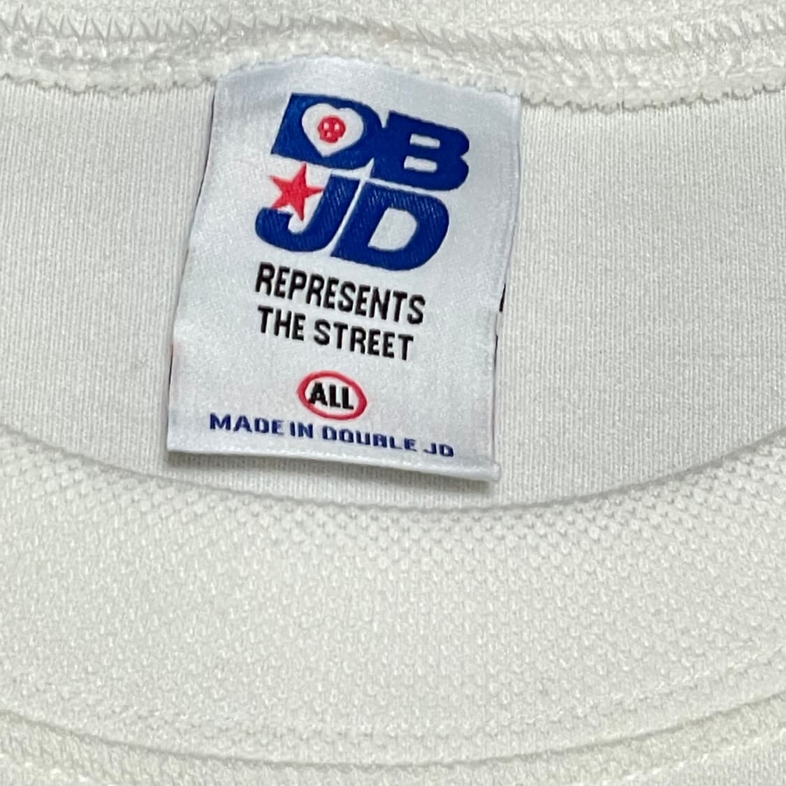 [F] DBJD 더블제이디 곰돌이 자수 맨투맨 아이보리 상품이미지2