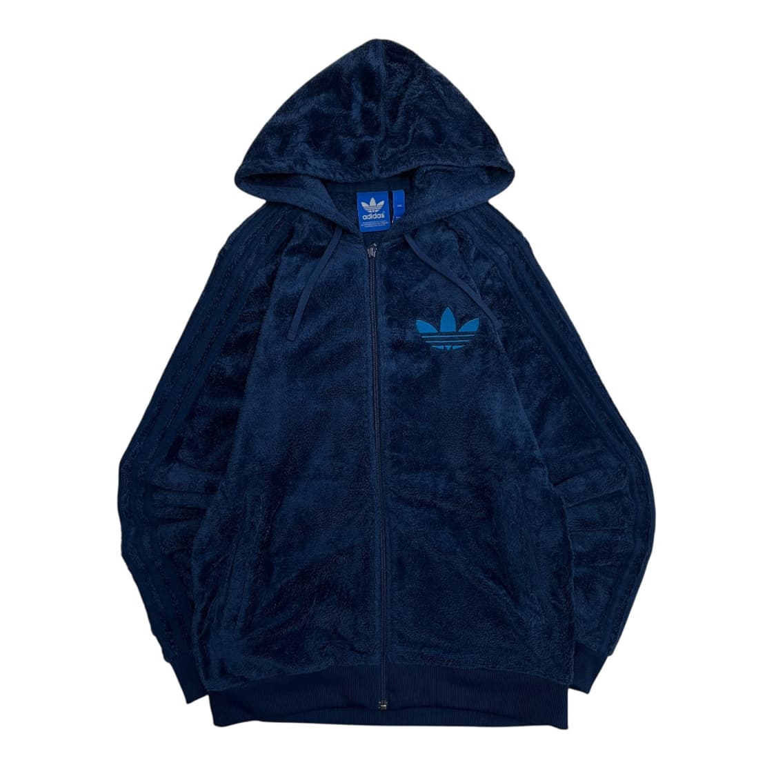 아디다스 베이비블루 파이어버드 블루 퍼 후드집업 95 상품이미지4