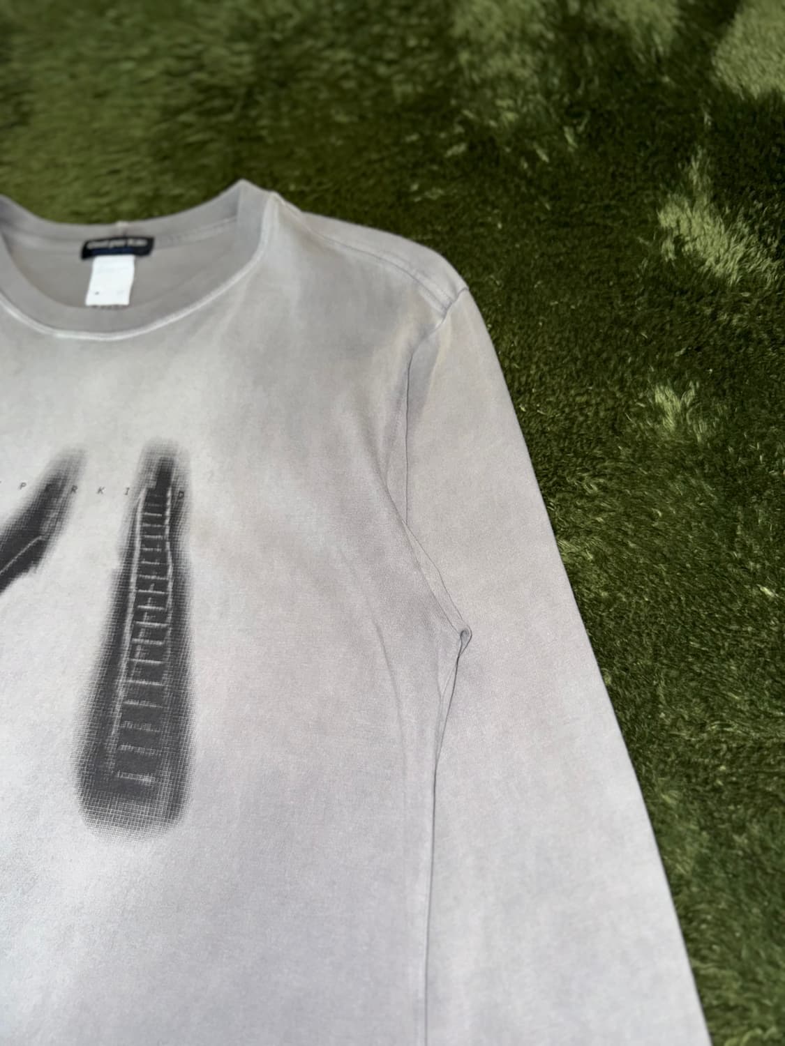 [XL] 코스트 퍼 킬로 더티 블리치드 워싱 라이트웨이트 롱슬리브 상품이미지4