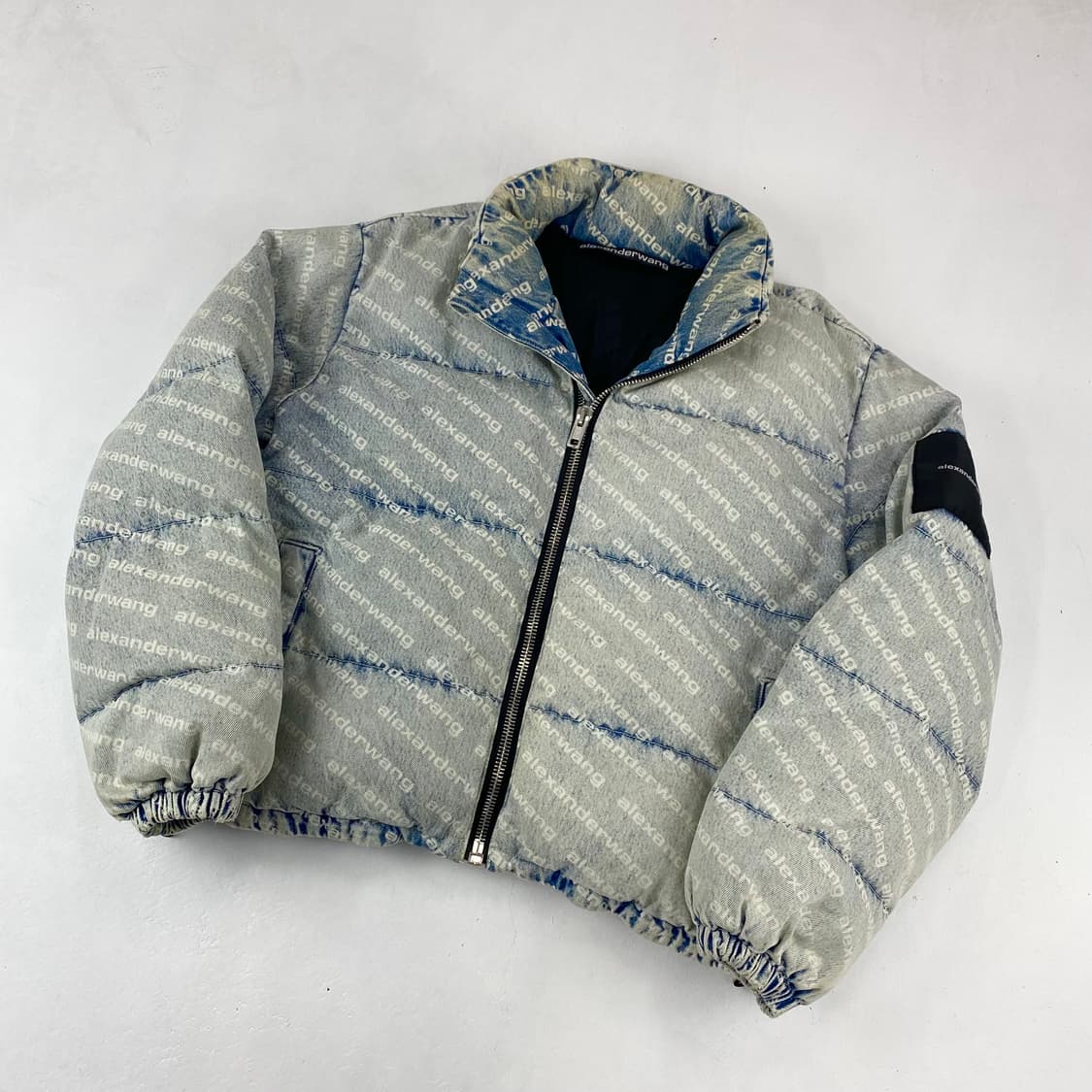 알렉산더왕 트롱프뢰유 데님 푸퍼 숏 패딩 (95) 상품이미지1