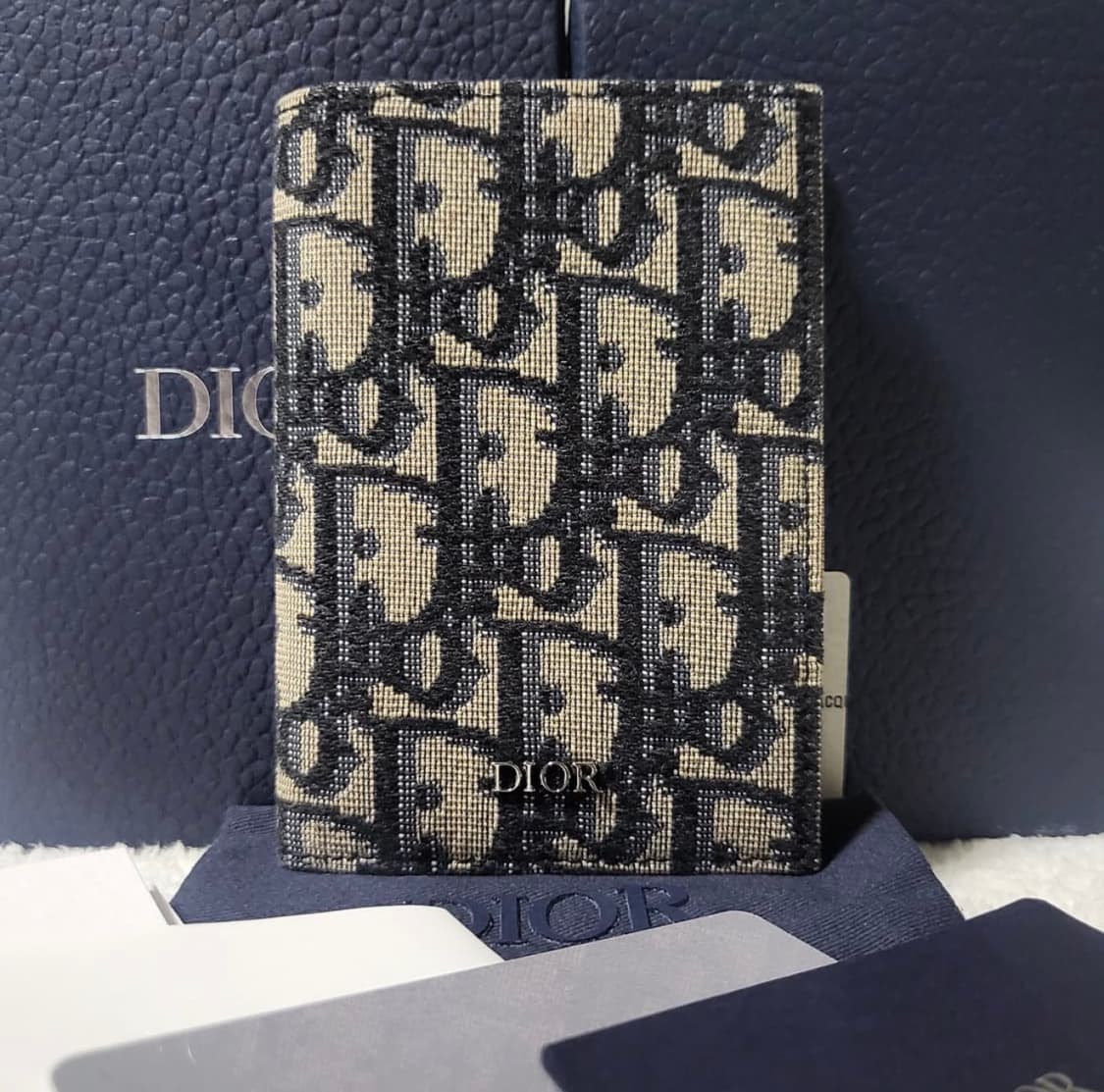 [보증서/풀구성]디올 오블리크 오거나이저 카드지갑 상품이미지1