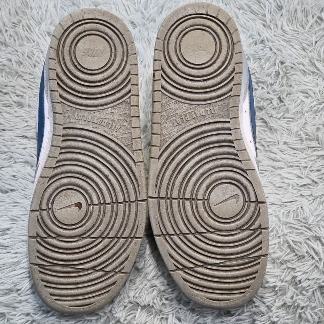 7q-27:나이키 코트 버로우 로우 화이트/그레이 블루 (24cm) 상품이미지9