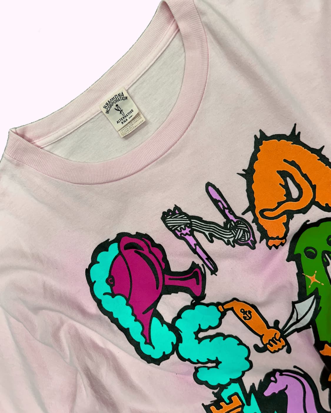 RNA charactor logo printing t-shirt 상품이미지3